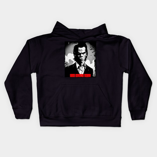 Nick Cave Kids Hoodie by BarrySullivan